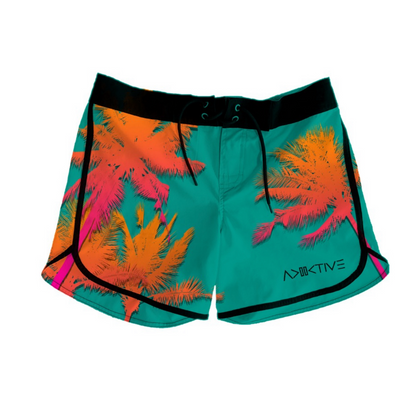 4 way stretch high performance womens boardshort Vapor Palm